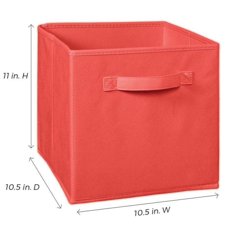 Cajón de tela ClosetMaid 28x26x26 cm Coral
