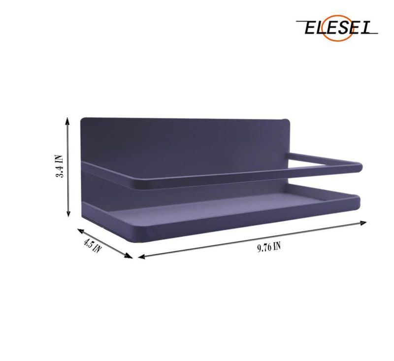 Estante magnético para especias ELESEI 25 x 11 x 10 cm pack de 2 negro