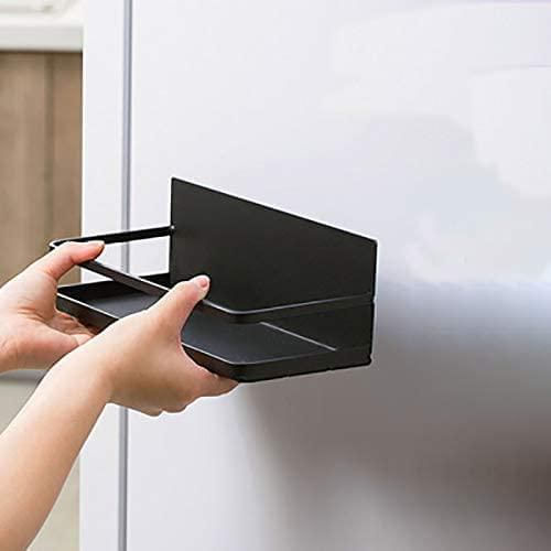 Estante magnético para especias ELESEI 25 x 11 x 10 cm pack de 2 negro