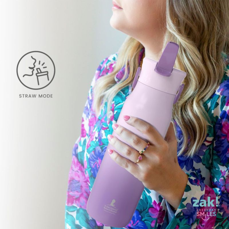 Botella Zak Designs 950 ml Acero Inoxidable Degradado Púrpura