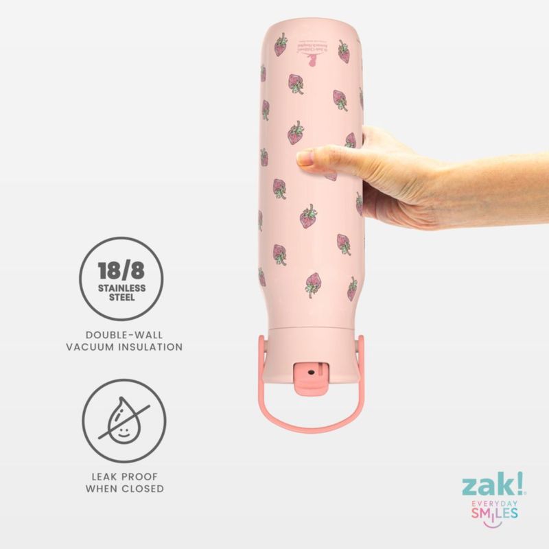 Botella Zak Designs 950 ml Acero Inoxidable Degradado Púrpura