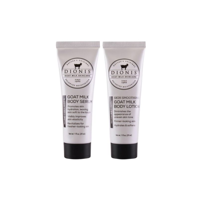 Kit de loción corporal Dionis 29 ml con retinol y colágeno