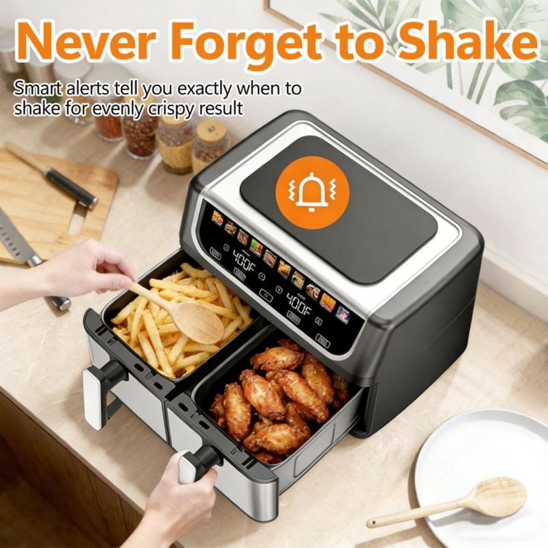 Freidora de Aire Simple Deluxe 95 qt 1700 W Negra