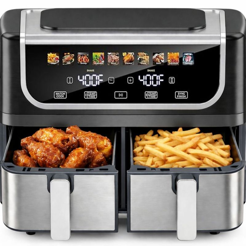 Freidora de Aire Simple Deluxe 95 qt 1700 W Negra