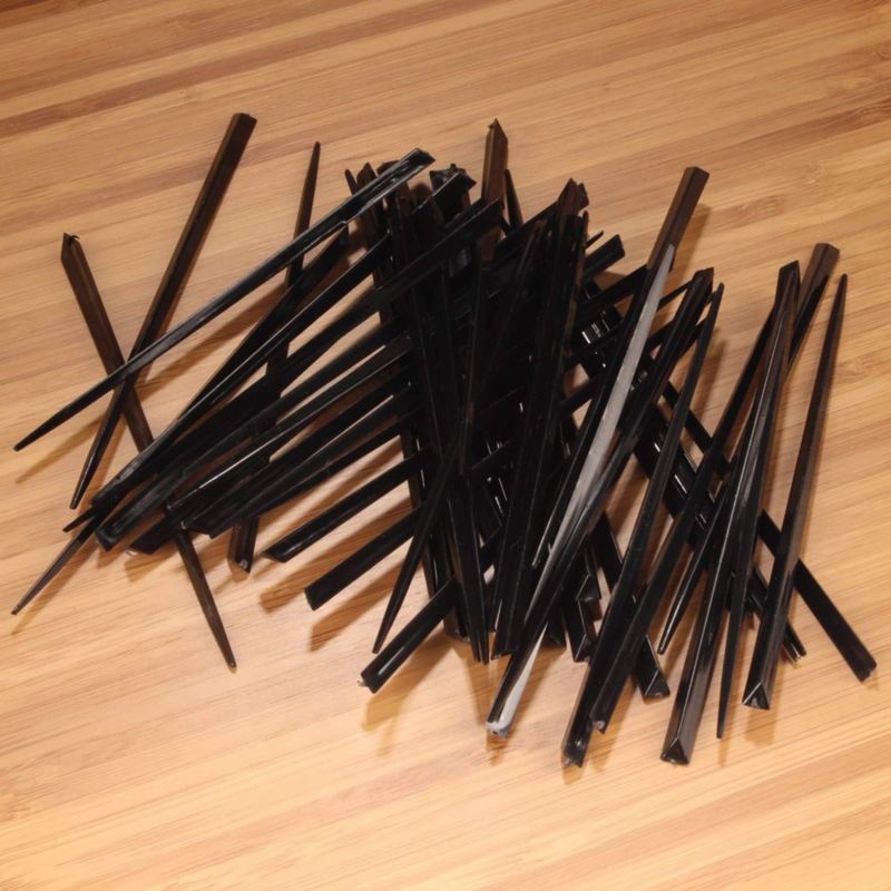 Palillos de presentación BambooMN 114 cm Negro 1 000 unidades