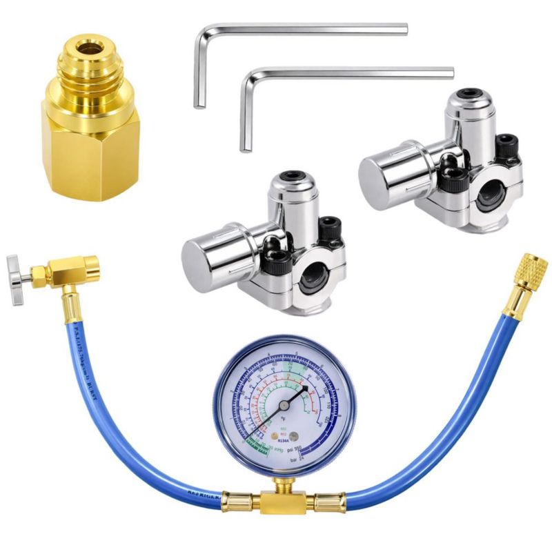 Kit de Recarga de Refrigerante Wadoy R134A/R12/R22 48 cm 1/4" SAE