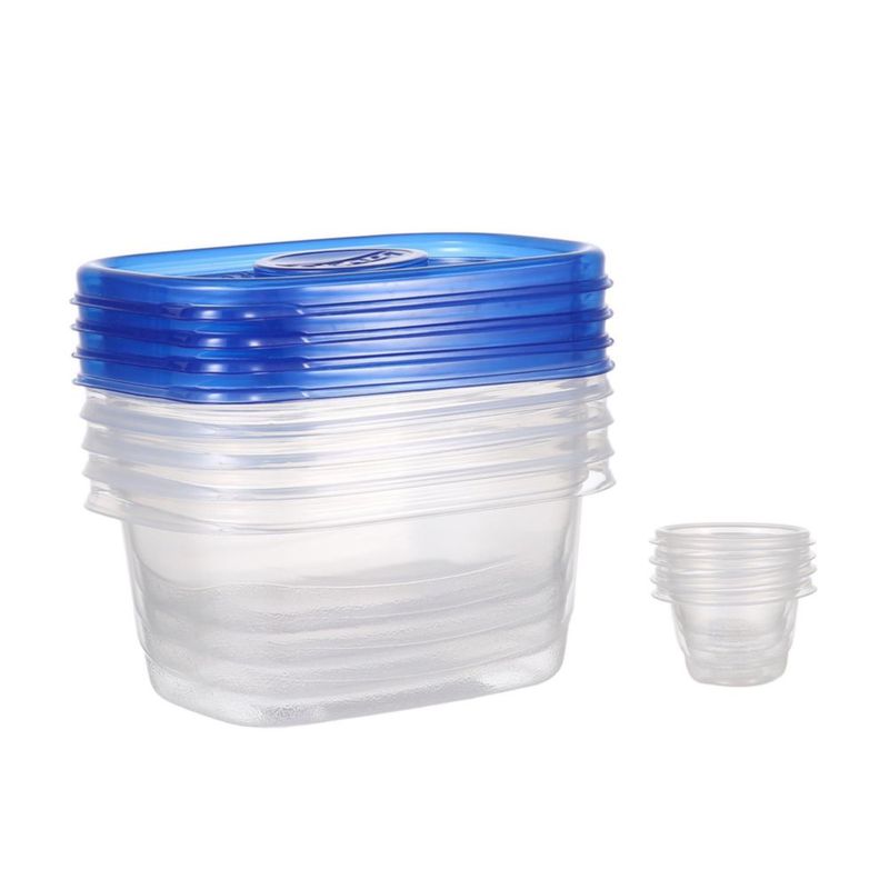 Contenedores de snack rectangulares GladWare To-Go 709 ml (24 oz) – Pack de 6