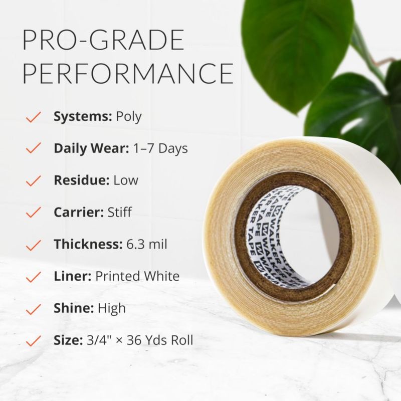 Cinta Adhesiva Walker Tape 3/4" x 36yd Rollo Transparente