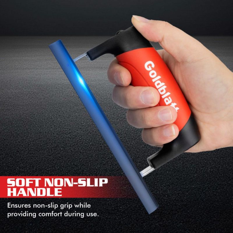 Bordeadora de concreto Goldblatt 15 cm Acero azul 1/2"R