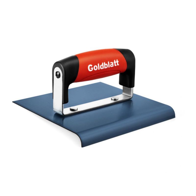 Bordeadora de concreto Goldblatt 15 cm Acero azul 1/2"R