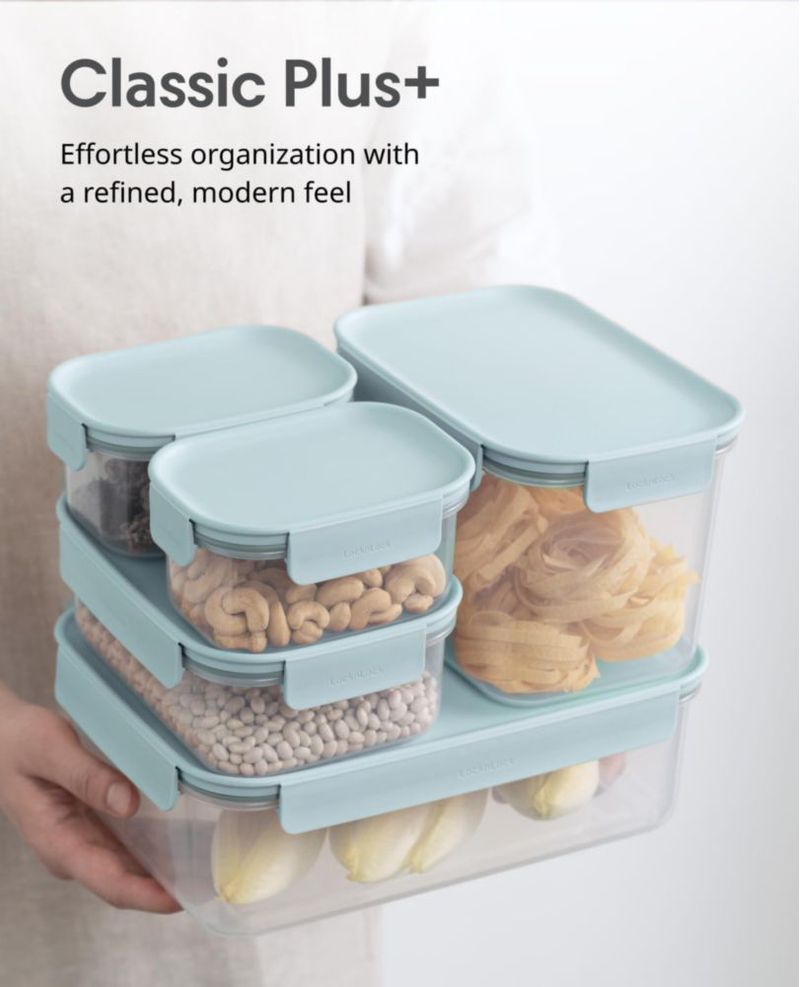 Recipiente de Almacenamiento de Alimentos LocknLock 165 L Hermético Libre de BPA