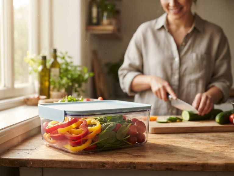 Recipiente de Almacenamiento de Alimentos LocknLock 165 L Hermético Libre de BPA