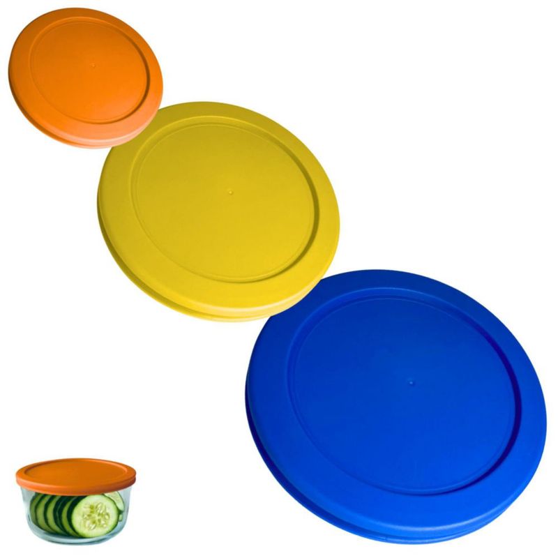Juego de 3 tapas Klare Ware 236 ml/470 ml/950 ml