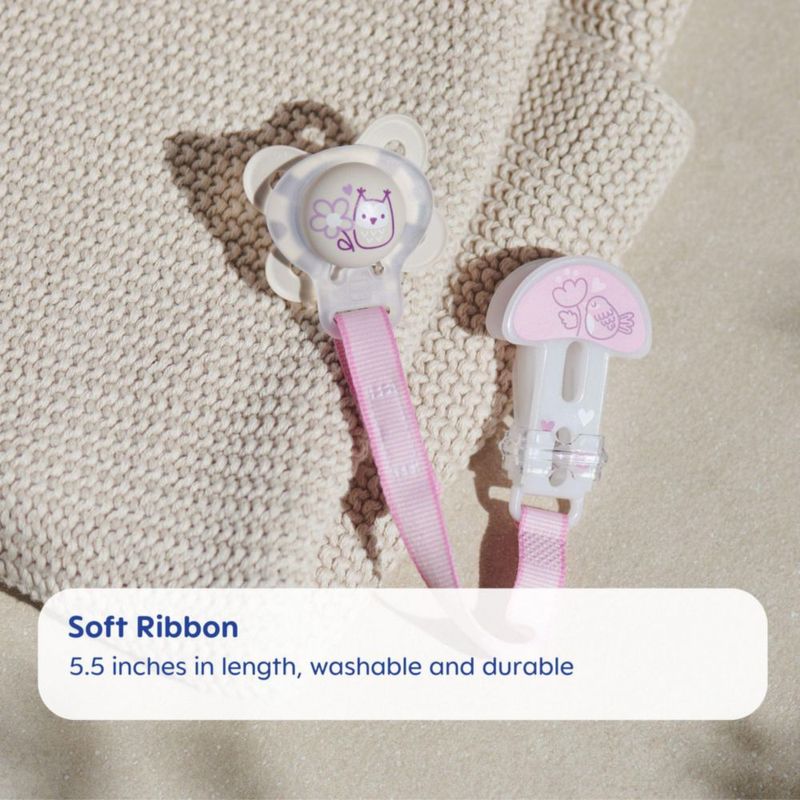 Clip para Chupete MAM Pack de 2 Unidades Universal sin BPA