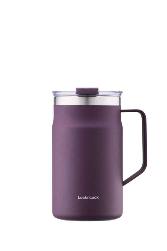 Taza Metro LocknLock 568 ml Morado Aislada