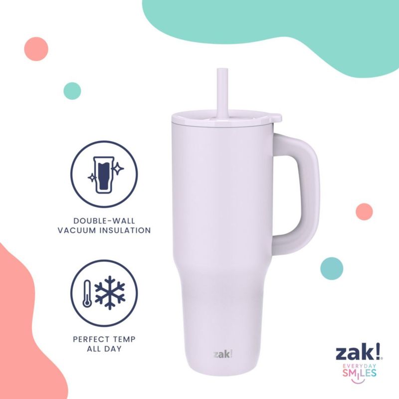 Vaso térmico de viaje Zak Designs 1200 ml Lila ahumado