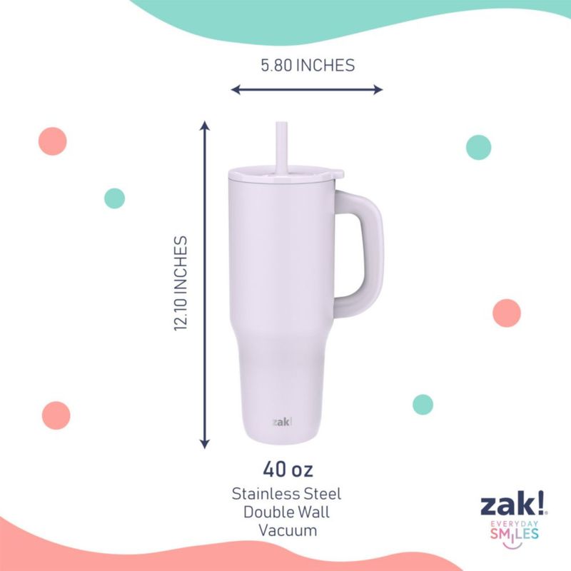 Vaso térmico de viaje Zak Designs 1200 ml Lila ahumado