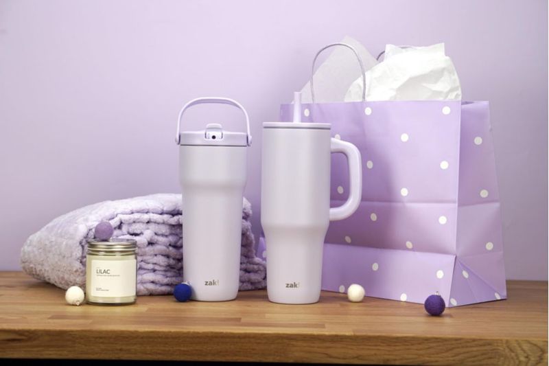 Vaso térmico de viaje Zak Designs 1200 ml Lila ahumado