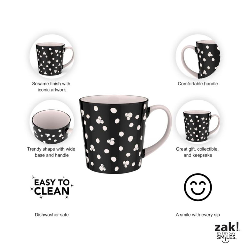 Taza de café de cerámica Zak Designs 425 ml Minnie Mouse