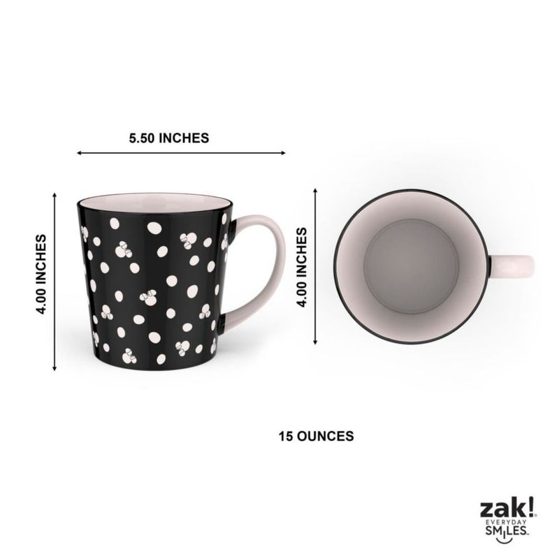 Taza de café de cerámica Zak Designs 425 ml Minnie Mouse
