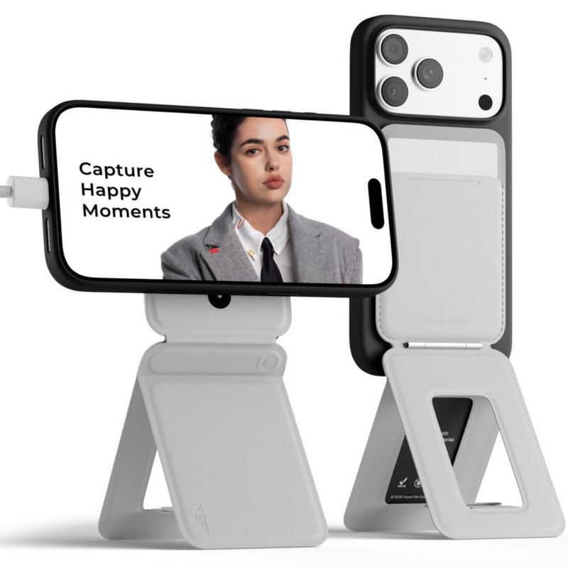 Trípode para teléfono MOFT con billetera y soporte NFC para 2 tarjetas