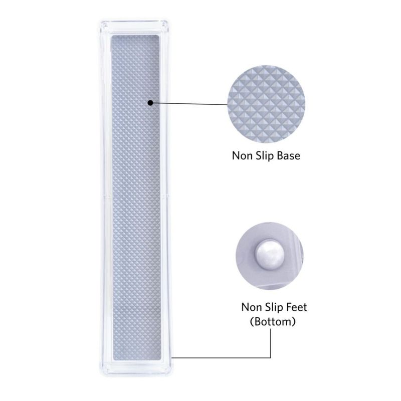 Cajón organizador Glad 38 cm de plástico transparente y resistente