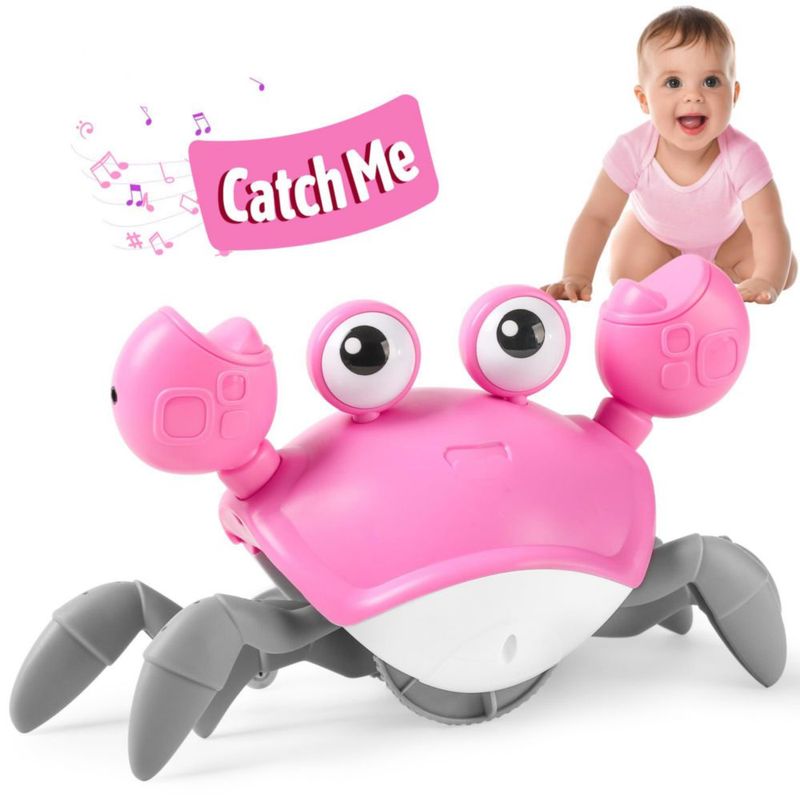 Juguete para bebés Crawling Crab Hirger Tummy Time de 6 a 36 meses