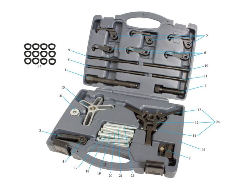 Kit Maestro de Extracción de Balancines Lisle 54810