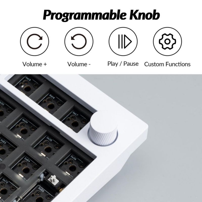 Teclado Keychron Q8 Pro inalámbrico RGB de aluminio