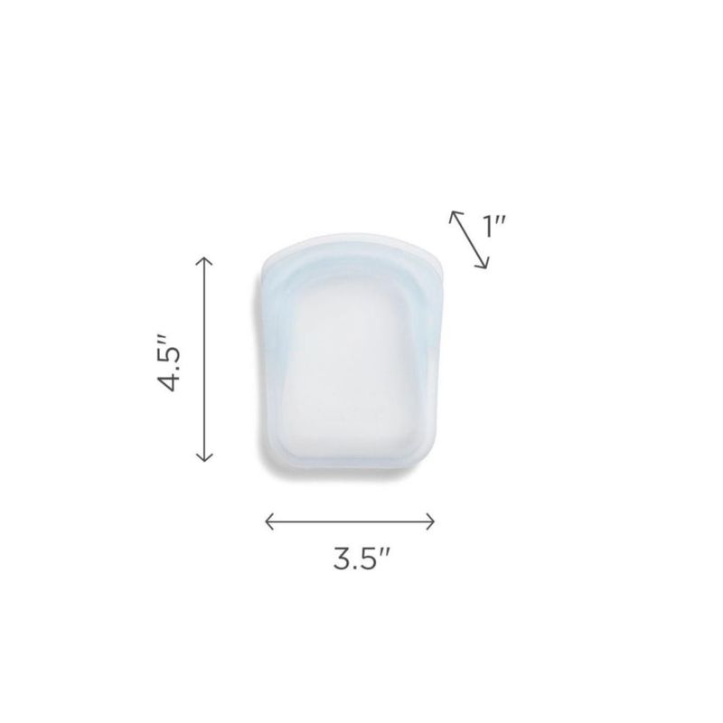 Bolsa de Almacenamiento de Alimentos Reutilizable Stasher Pocket Aqua 118 ml