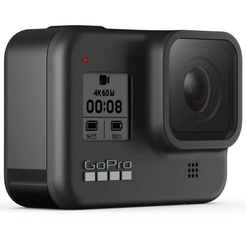 Cámara de video GoPro HERO8 Black 4K impermeable con pantalla táctil