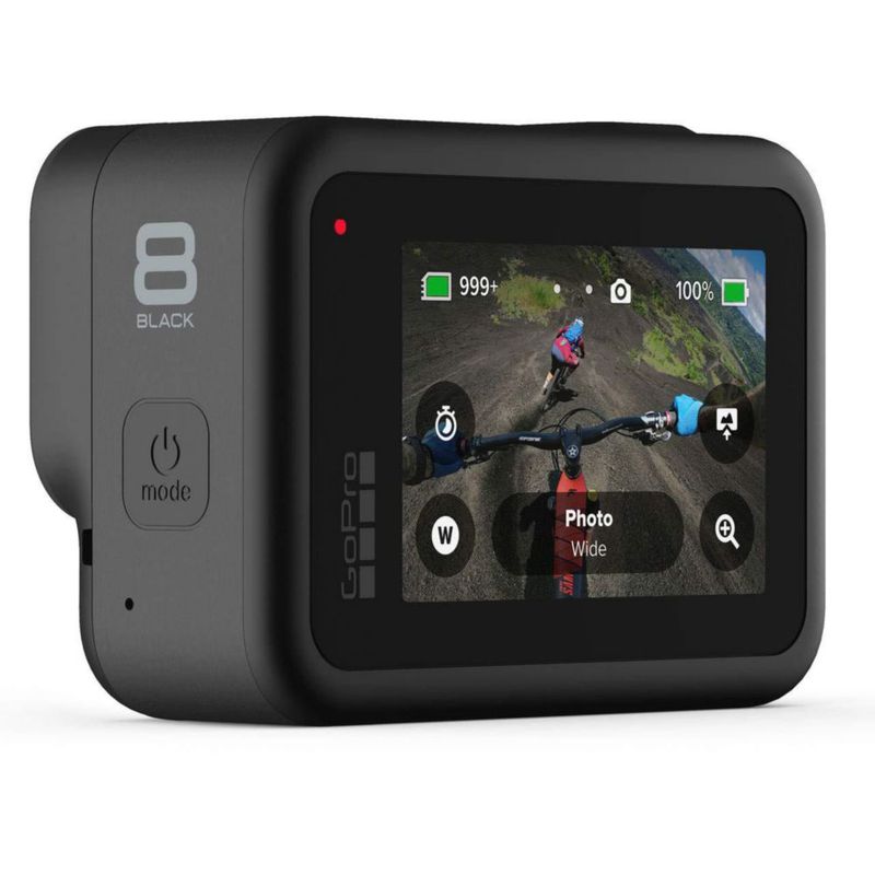 Cámara de video GoPro HERO8 Black 4K impermeable con pantalla táctil
