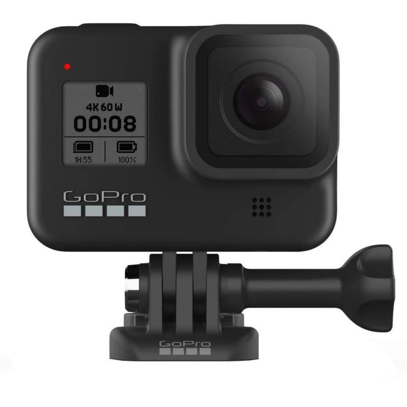 Cámara de video GoPro HERO8 Black 4K impermeable con pantalla táctil