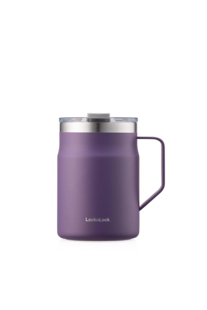 Taza de Viaje LocknLock 473 ml Acero Inoxidable Púrpura