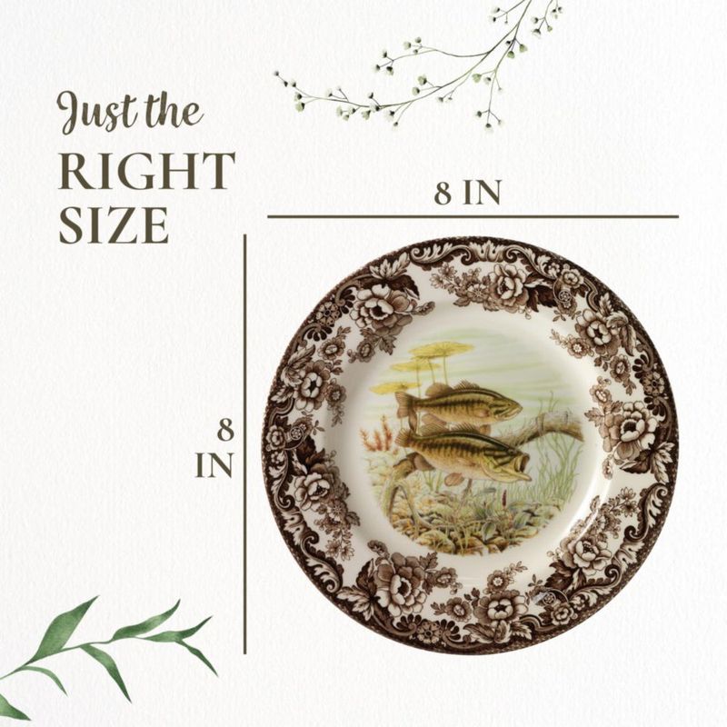 Plato de ensalada Spode 20 cm Salmón Woodland