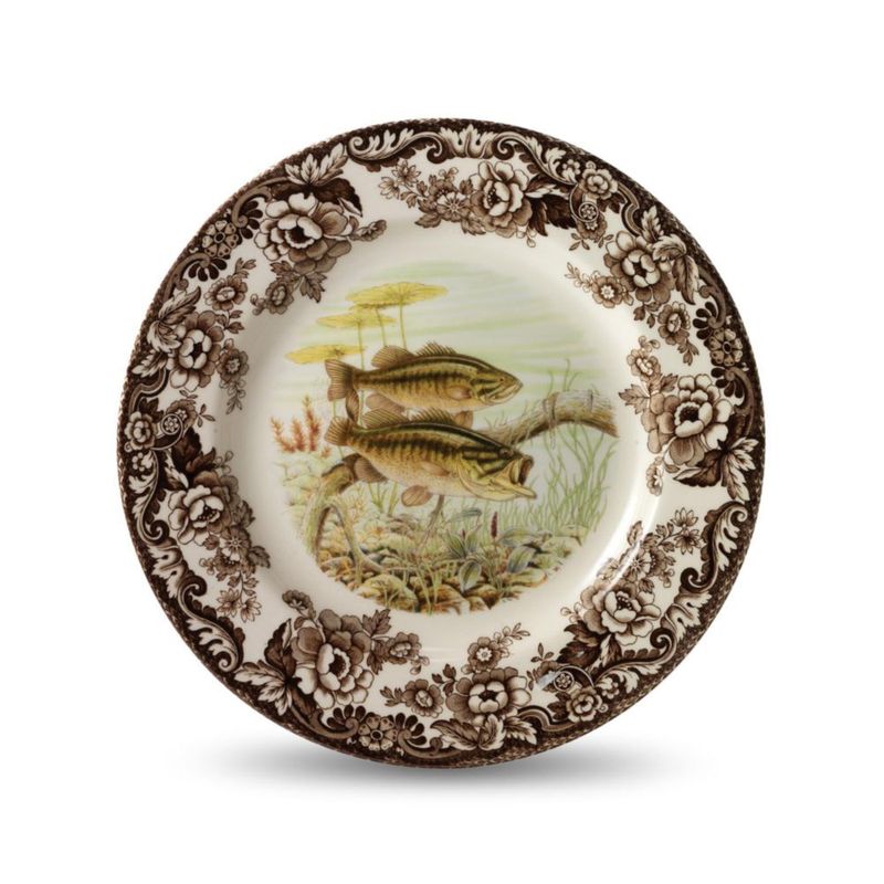 Plato de ensalada Spode 20 cm Salmón Woodland