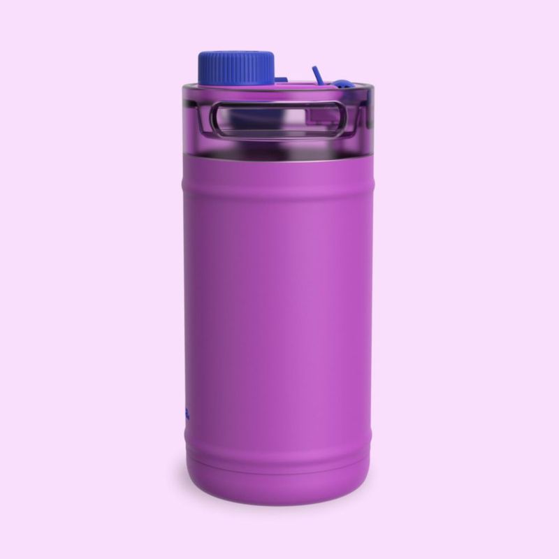 Thermos Bubba garrafa de acero inoxidable de 1900 ml con tapa tipo barril y asa