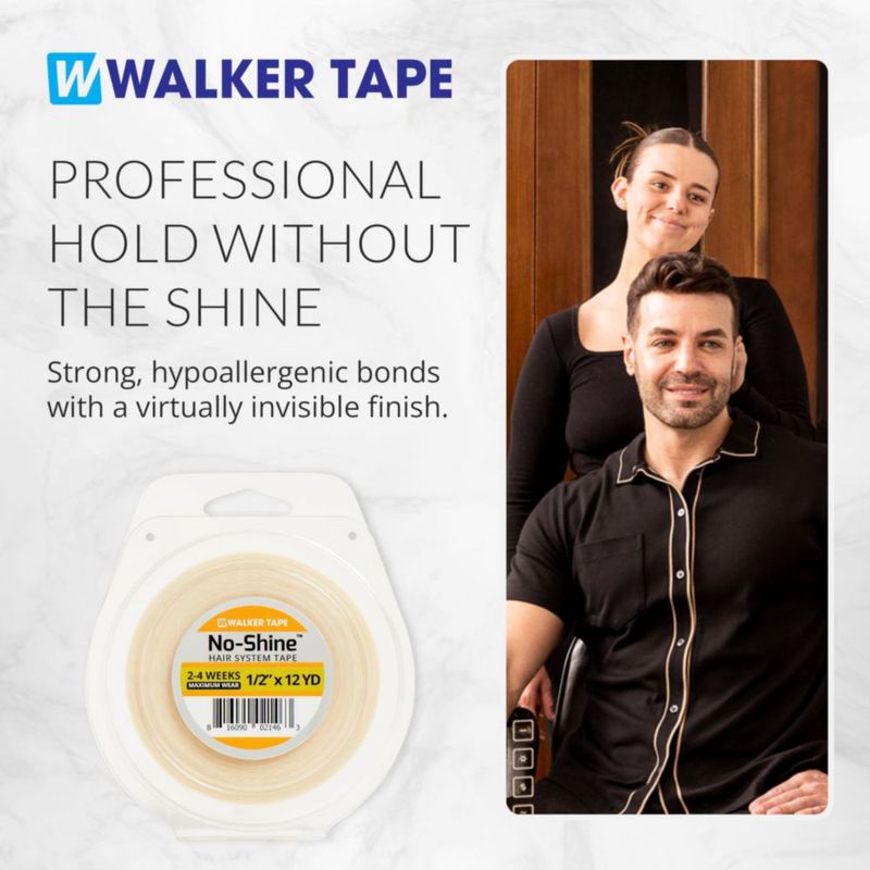 Cinta adhesiva Walker Tape 1/2" x 36 m sin brillo