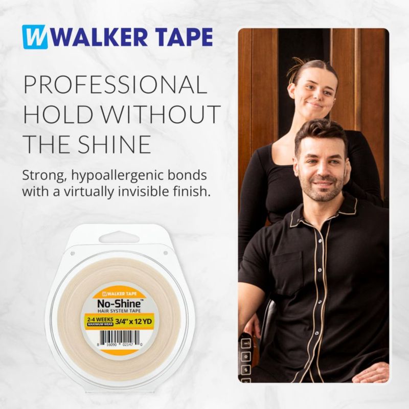 Cinta adhesiva Walker Tape 3/4" x 12 yd Hipoalergénica de doble cara