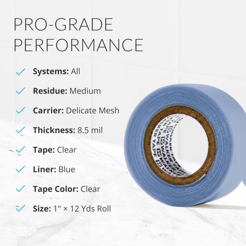 Cinta Walker Tape 25 cm x 37 m Sistema de Encaje Frontal
