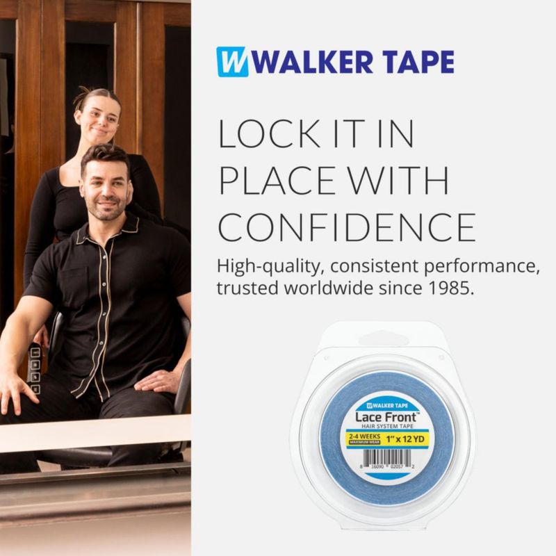 Cinta Walker Tape 25 cm x 37 m Sistema de Encaje Frontal