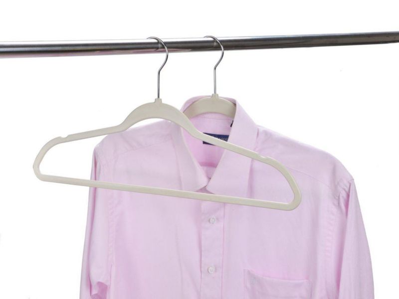 Perchas de ropa Quality Hangers paquete de 50 color marfil 45 cm