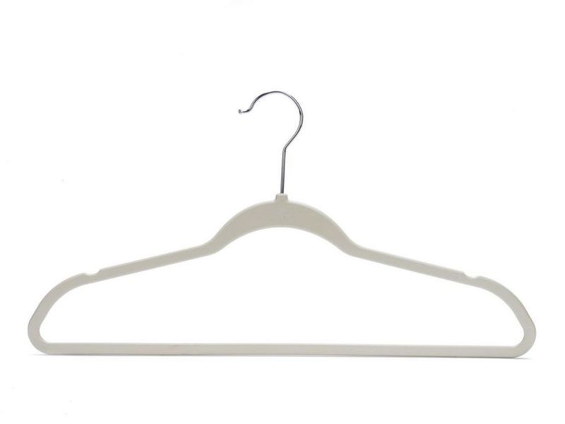 Perchas de ropa Quality Hangers paquete de 50 color marfil 45 cm
