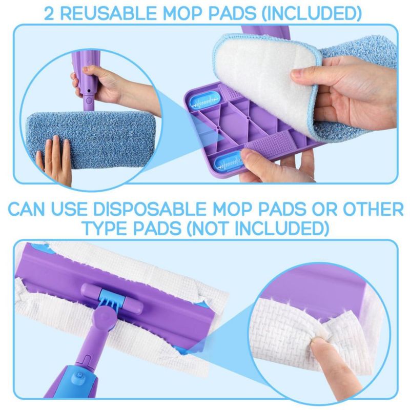 Mopa de Pulverizador Infantil Eloslos Azul y Morado