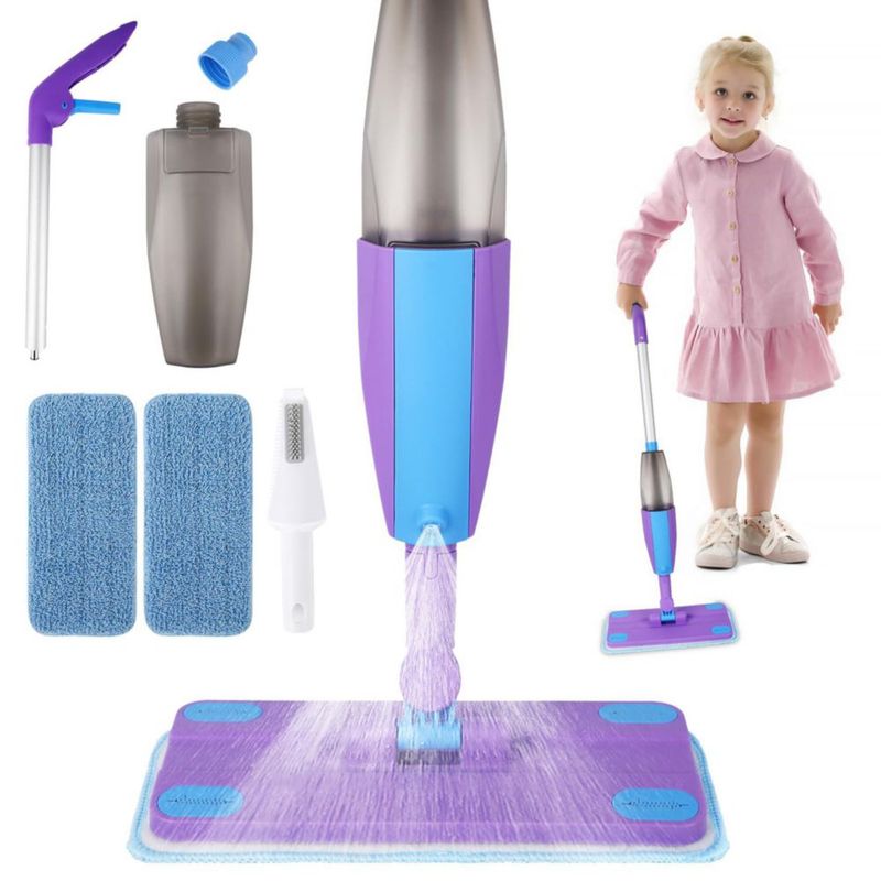Mopa de Pulverizador Infantil Eloslos Azul y Morado