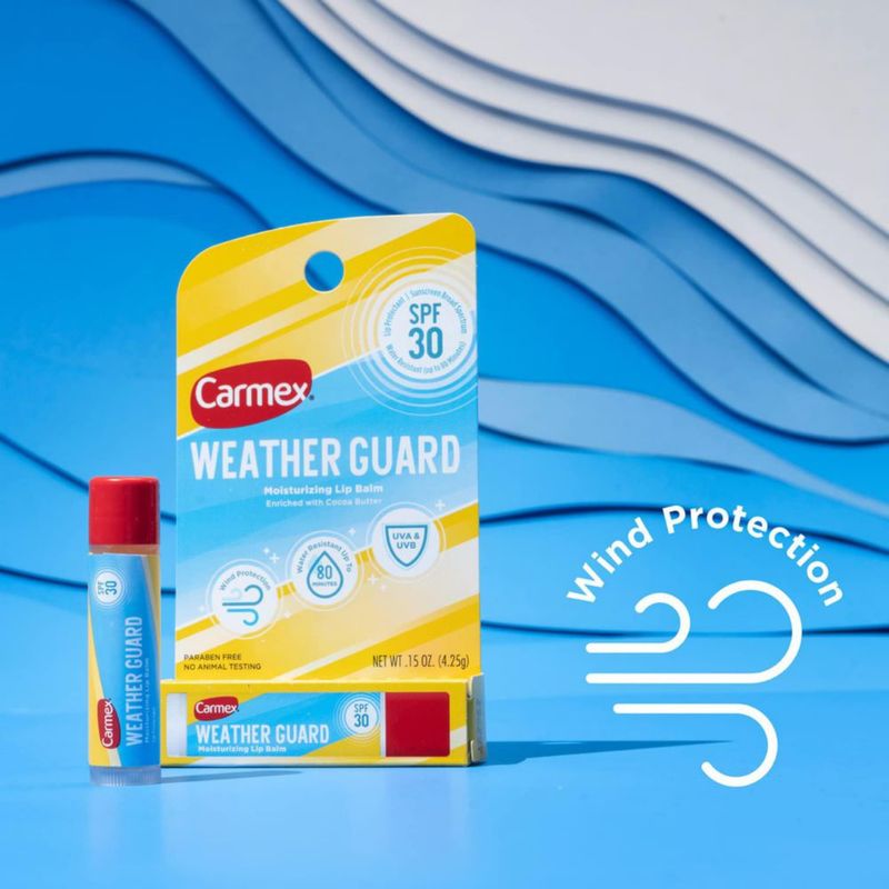 Bálsamo Labial Carmex Weather Guard SPF 30 - Pack de 4