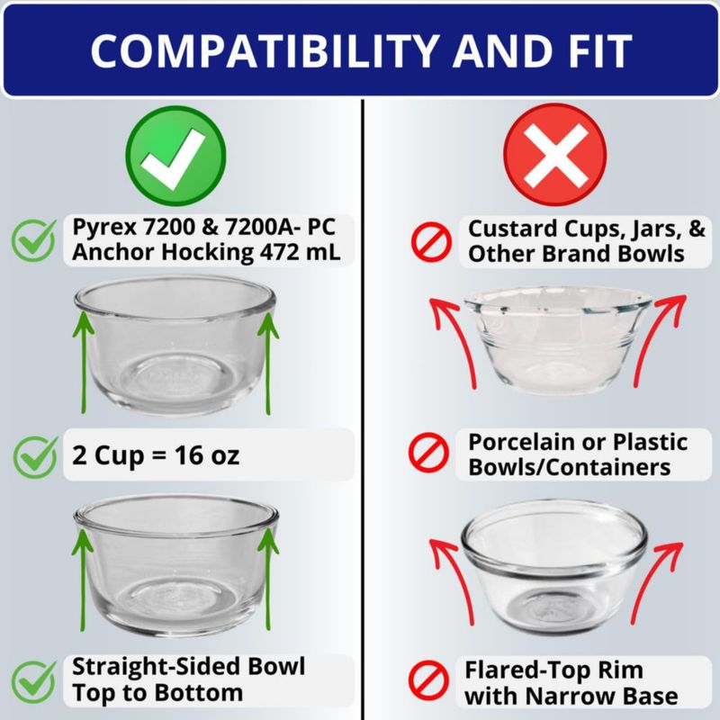 Tapa para Recipiente Klare Ware 2 Tazas Amarilla - Pack de 4
