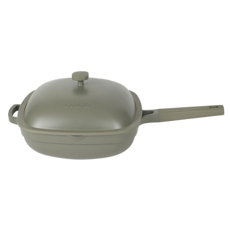 Sartén para saltear Crock-Pot 5.3 L verde salvia antiadherente