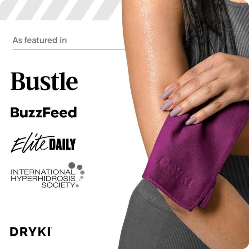 DRYKI Toallas de Sudor de Tamaño Bolsillo - Pañuelos Absorbentes Originales