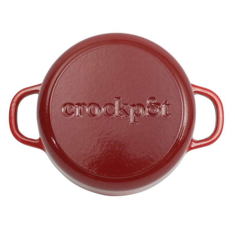 Cacerola de hierro fundido rojo de 28 L Crock‑Pot apta para horno